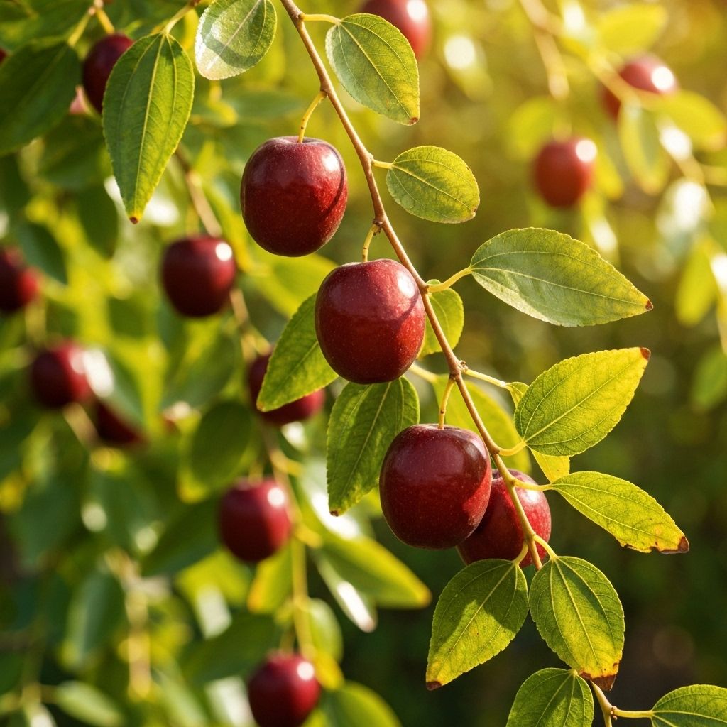 Fresh jujubes